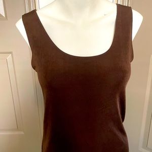 Chocolate brown tank